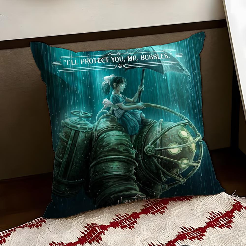 Fanart BBioShock RaptureS Cushion Cover Reversible Soft Durable Pillow Cover Home Car MultiScene Use for Daily Comfort 30X30cm
Fanart BBioShock RaptureS Cushion Cover Reversible Soft Durable Pillow Cover Home Car MultiScene Use for Daily Comfort 30X30cm