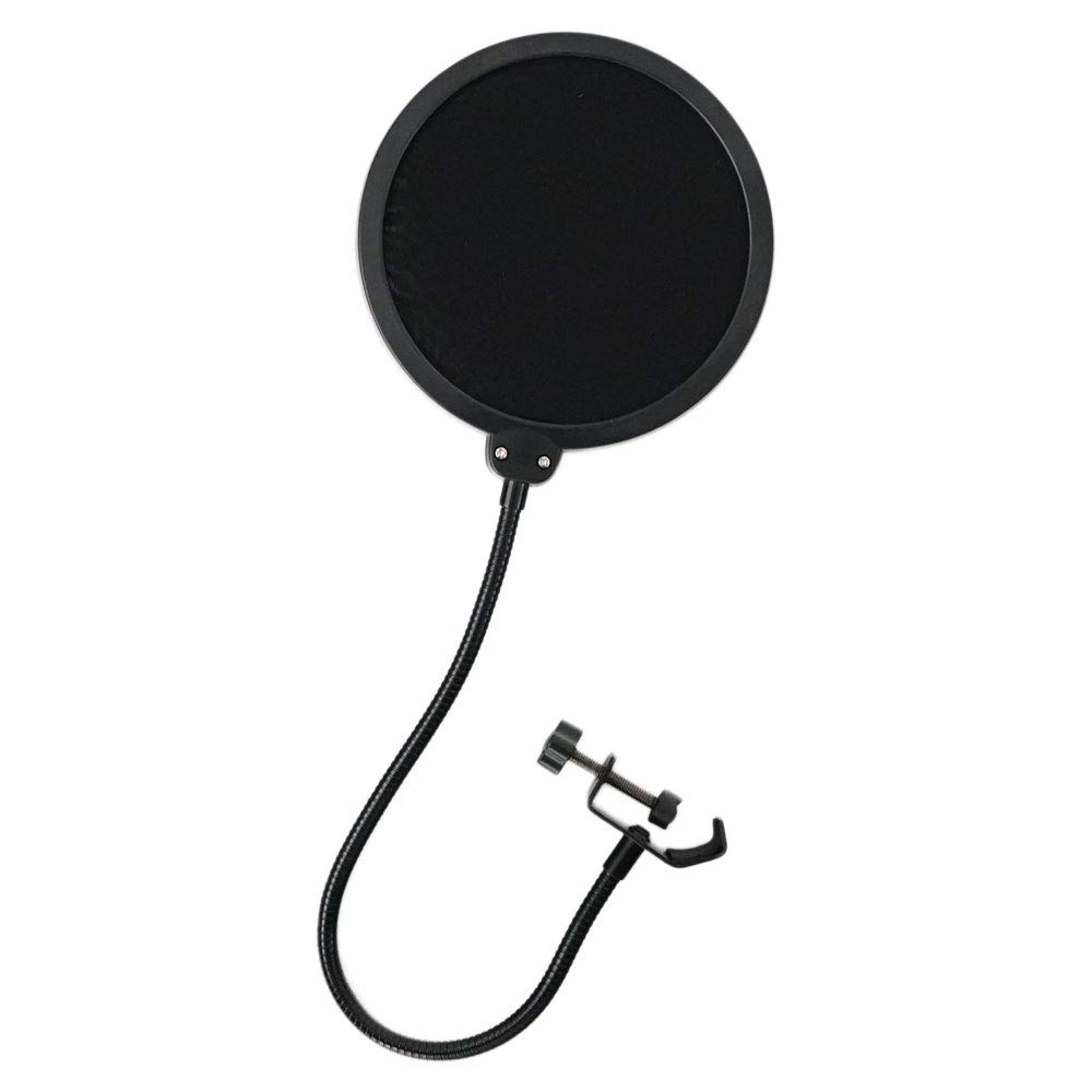 SD GAZER PF1 Pop Guard Pop Blocker Pop Filter Vocal Recording Home Recording Distribution Use Dual Structure for Clear Recording Black чорний
SD GAZER PF1 Pop Guard Pop Blocker Pop Filter Vocal Recording Home Recording Distribution Use Dual Structure for Clear Recording Black чорний