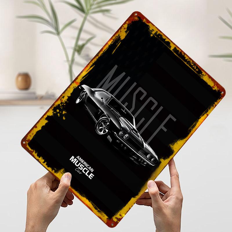 American Muscle Car Black and White Poster Customized Vintage Metal Signs Wall Art Retro Tin Plaque for Garage Bar Accessories 7.9x11.8In(20x30cm)
American Muscle Car Black and White Poster Customized Vintage Metal Signs Wall Art Retro Tin Plaque for Garage Bar Accessories 7.9x11.8In(20x30cm)