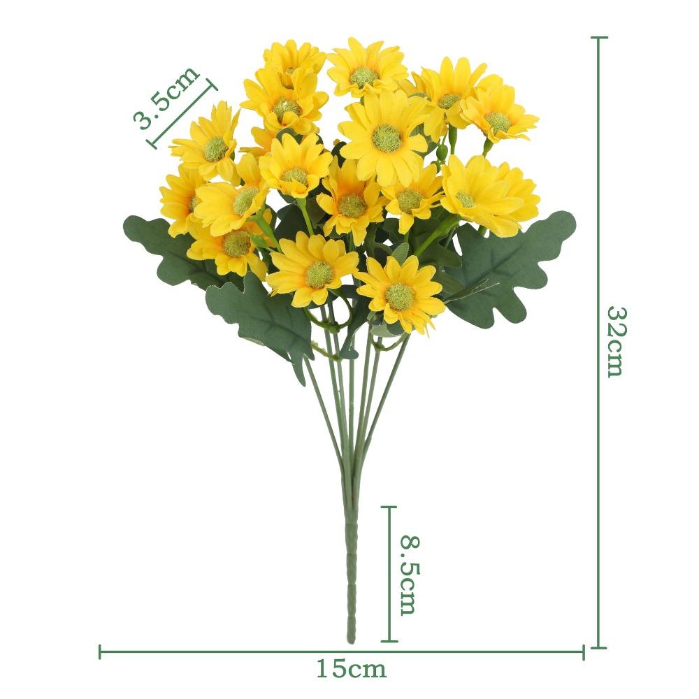 Simulation Chamomile Artificial Flowers Decorative Bonsai New Plastic Fake Flower Home Decor жовтий
Simulation Chamomile Artificial Flowers Decorative Bonsai New Plastic Fake Flower Home Decor жовтий