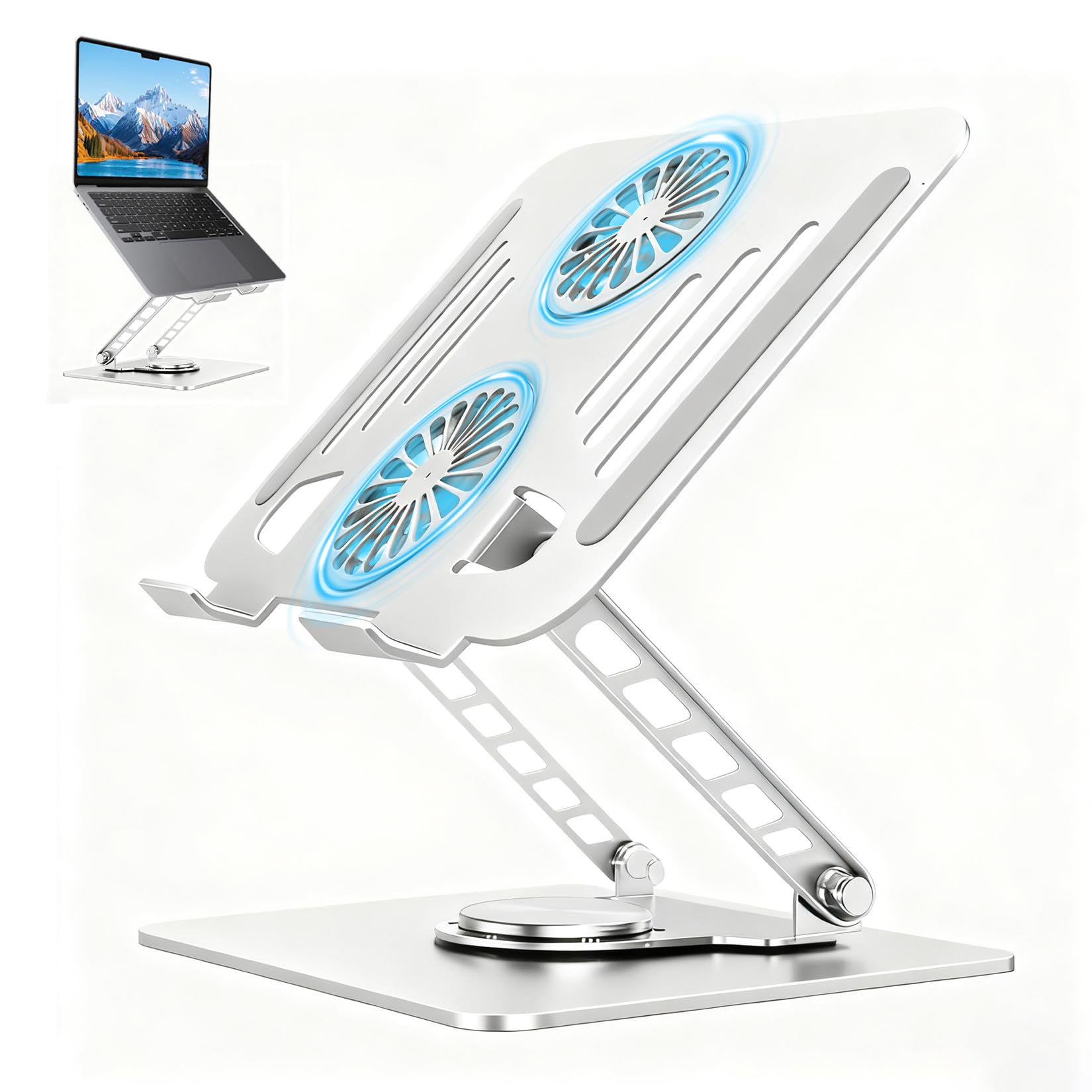 AHTZI Tablet Cooling Stand Latest Model with Two Adjustable Ergonomic Improved Laptop iPad Stand with High Airflow Cooling Improved Heat Ideal for
AHTZI Tablet Cooling Stand Latest Model with Two Adjustable Ergonomic Improved Laptop iPad Stand with High Airflow Cooling Improved Heat Ideal for