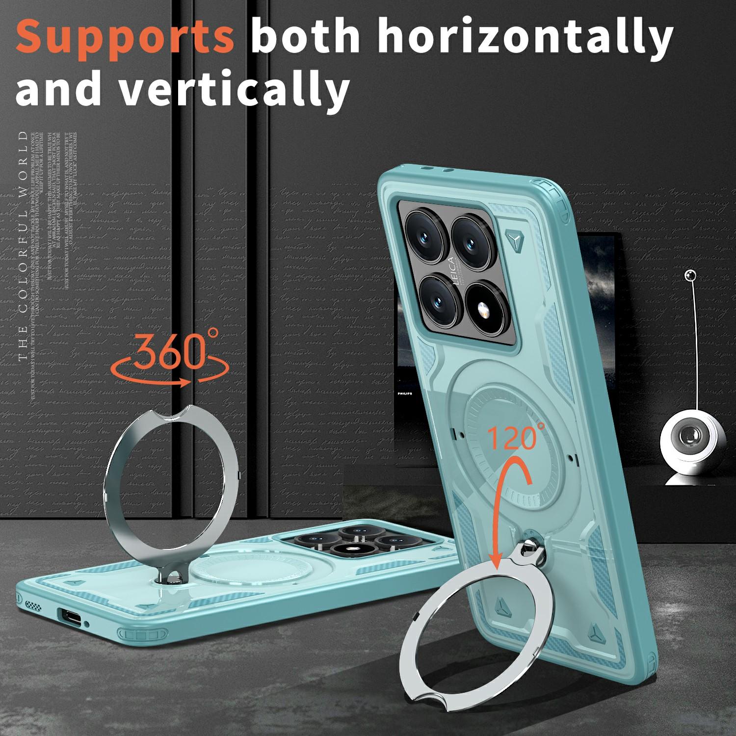 For Xiaomi 14T Pro Case Compatible with MagSafe Military Protection PC+TPU Kickstand Phone Cover Rose Gold
For Xiaomi 14T Pro Case Compatible with MagSafe Military Protection PC+TPU Kickstand Phone Cover Rose Gold