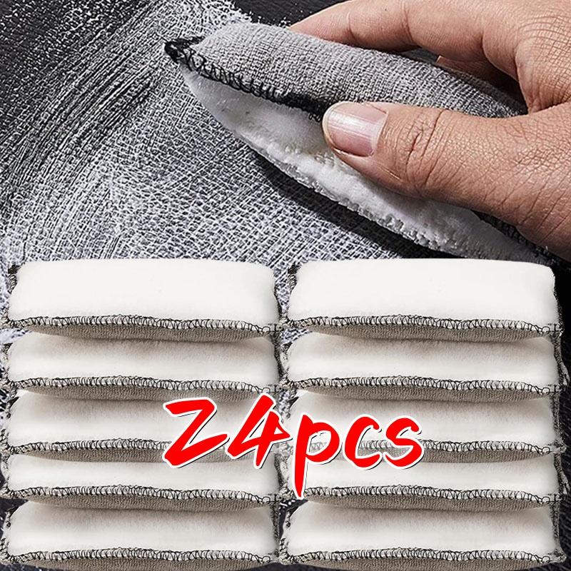 2/24pcs Soft Double Side Microfiber Scrubbing Sponge Car Leather Cleaning Microfiber Towel Wax Sponge Auto Detailing Tools
2/24pcs Soft Double Side Microfiber Scrubbing Sponge Car Leather Cleaning Microfiber Towel Wax Sponge Auto Detailing Tools
