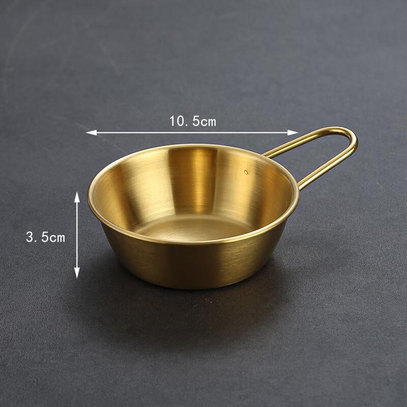 Japanese Style Gold 304 Stainless Steel Handled Rice Wine Bowl
Japanese Style Gold 304 Stainless Steel Handled Rice Wine Bowl