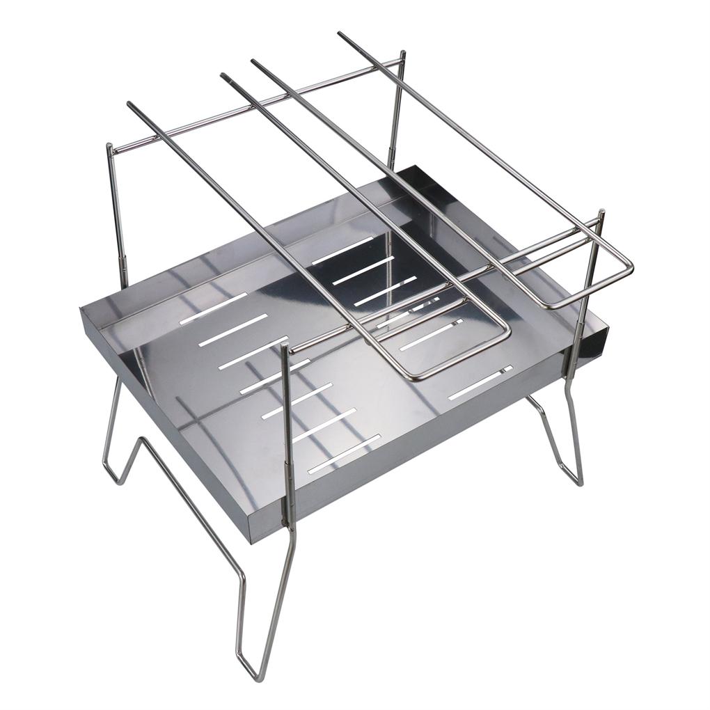 Stainless Steel BBQ Grill Rack Foldable Campfire Vegetable Food Firepit Grilling Stand Party Camping Hiking Stove Accessories
Stainless Steel BBQ Grill Rack Foldable Campfire Vegetable Food Firepit Grilling Stand Party Camping Hiking Stove Accessories