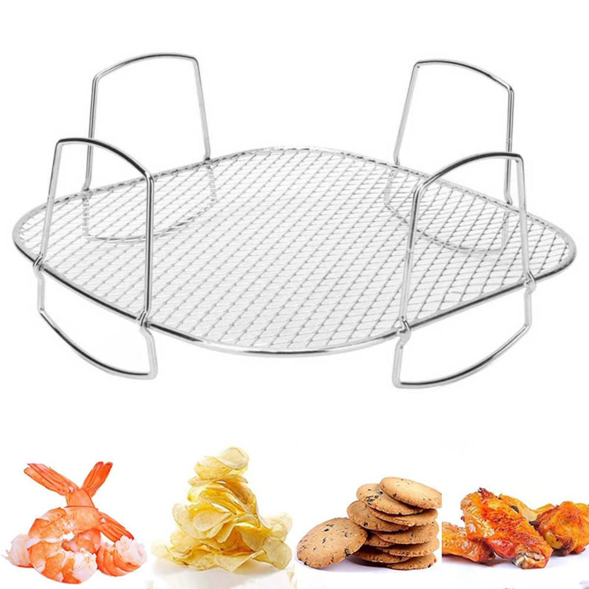 Air Fryer Stainless Steel Rack Layer Dehydrator Rack Kitchen Air Fryer Toast Food Holder Stand Cooking Baking Tools New
Air Fryer Stainless Steel Rack Layer Dehydrator Rack Kitchen Air Fryer Toast Food Holder Stand Cooking Baking Tools New