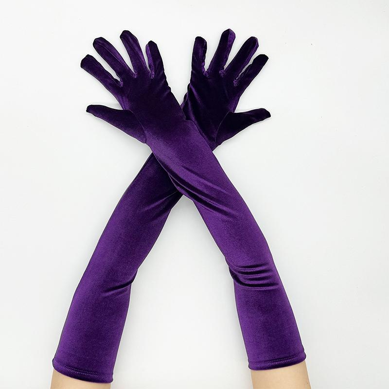 Women 65Cm/53Cm Velvet Long Gloves Evening Dress Etiquette Warm Gloves Retro Style Banquet Elasticity 1920S Evening Opera Gloves One Size
Women 65Cm/53Cm Velvet Long Gloves Evening Dress Etiquette Warm Gloves Retro Style Banquet Elasticity 1920S Evening Opera Gloves One Size
