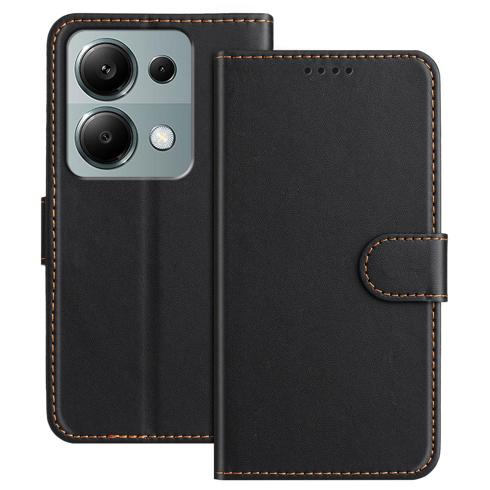 Для Xiaomi Poco M6 Pro 4G/Xiaomi Redmi Note 13 Pro 4G Шкіряний чохол-гаманець з підставкою Однотонний Протиударний Чохол для телефону Black
Для Xiaomi Poco M6 Pro 4G/Xiaomi Redmi Note 13 Pro 4G Шкіряний чохол-гаманець з підставкою Однотонний Протиударний Чохол для телефону Black