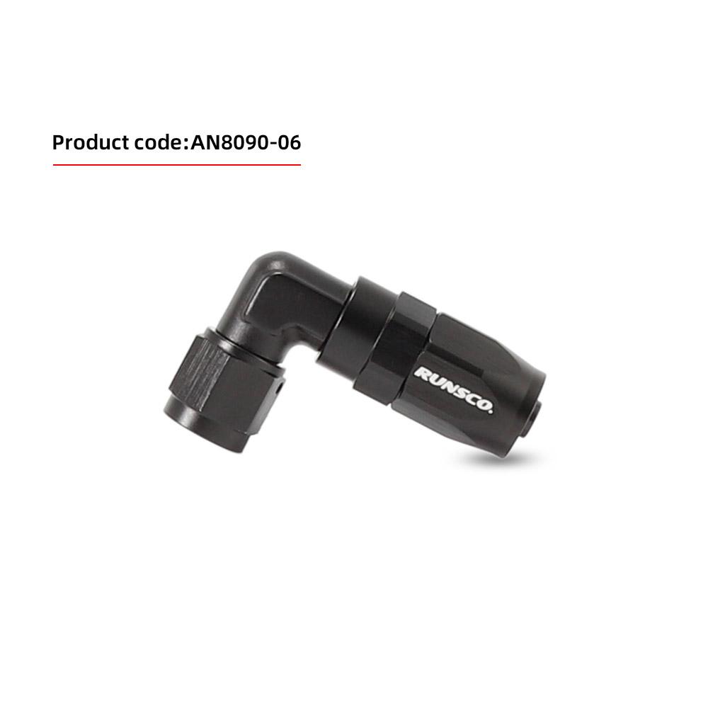 AN6/AN8/AN10 Hose End Fitting Swivel Adapter Aluminum Forged Connector Black 90 Degree AN6
AN6/AN8/AN10 Hose End Fitting Swivel Adapter Aluminum Forged Connector Black 90 Degree AN6