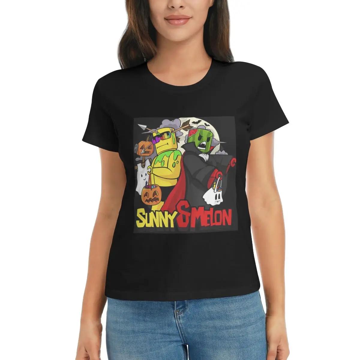 Women TShirt Sunny And Melon Summer Short Sleeve Tees Round Neck Cotton T Shirts Clothes Tops Streetwear 4XL
Women TShirt Sunny And Melon Summer Short Sleeve Tees Round Neck Cotton T Shirts Clothes Tops Streetwear 4XL