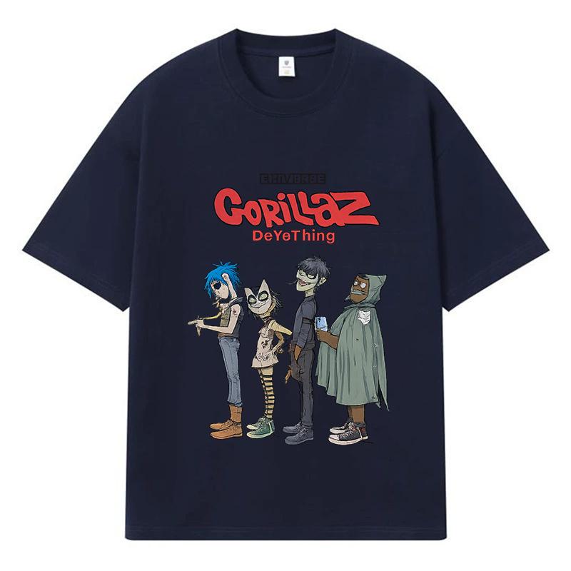 2026 Gorillaz DeterThin Патерн Y2k Харадзюку Вуличний одяг 100% Бавовна Футболка Повсякденна Оверсайз Літня Чоловіча Футболка M Темно-синій
2026 Gorillaz DeterThin Патерн Y2k Харадзюку Вуличний одяг 100% Бавовна Футболка Повсякденна Оверсайз Літня Чоловіча Футболка M Темно-синій