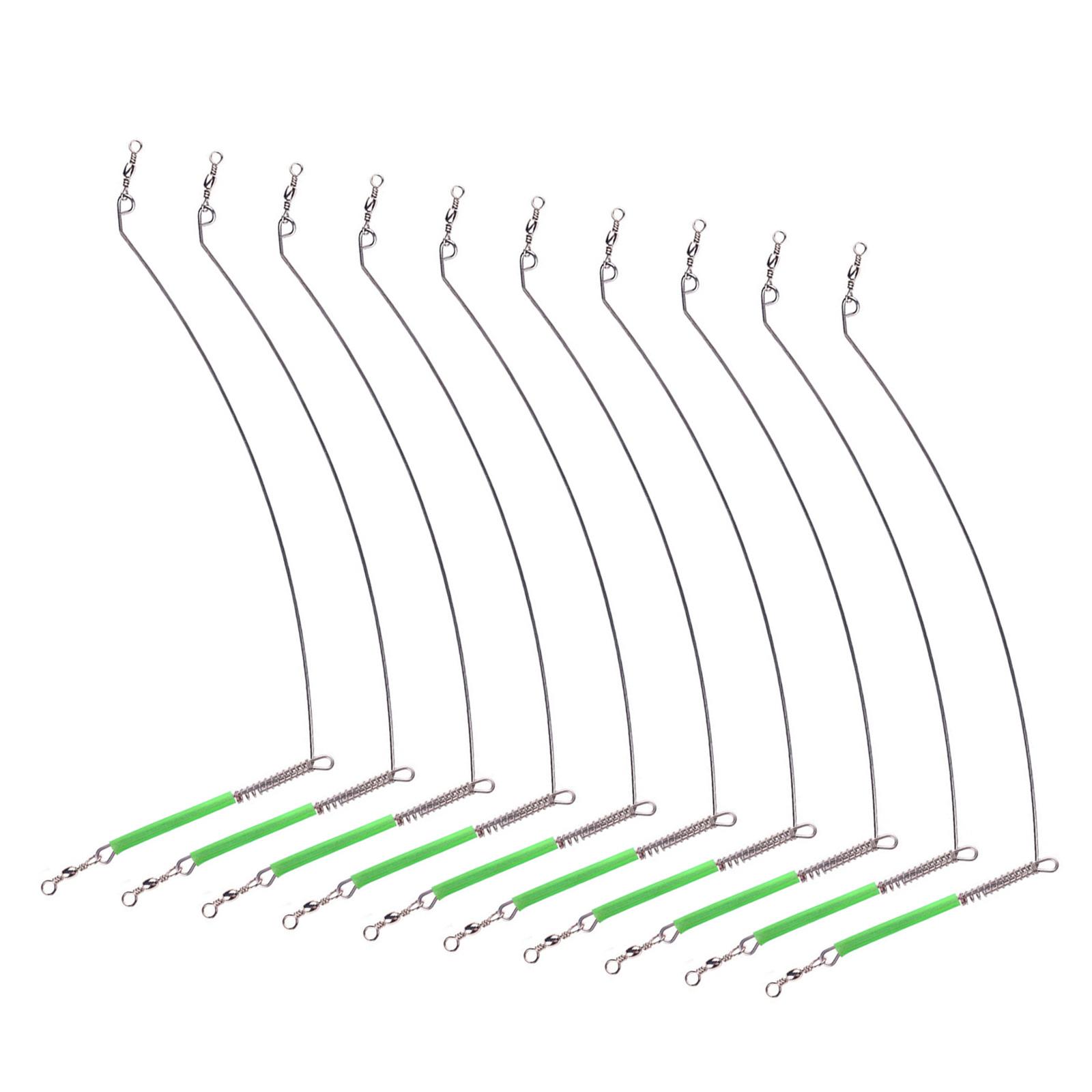 10pcs Sea Fishing Balance Steel Wire Fishing Line Wire Leader Saltwater Fishing Rigs Connector Fishing Tool Equipment 40 cm
10pcs Sea Fishing Balance Steel Wire Fishing Line Wire Leader Saltwater Fishing Rigs Connector Fishing Tool Equipment 40 cm