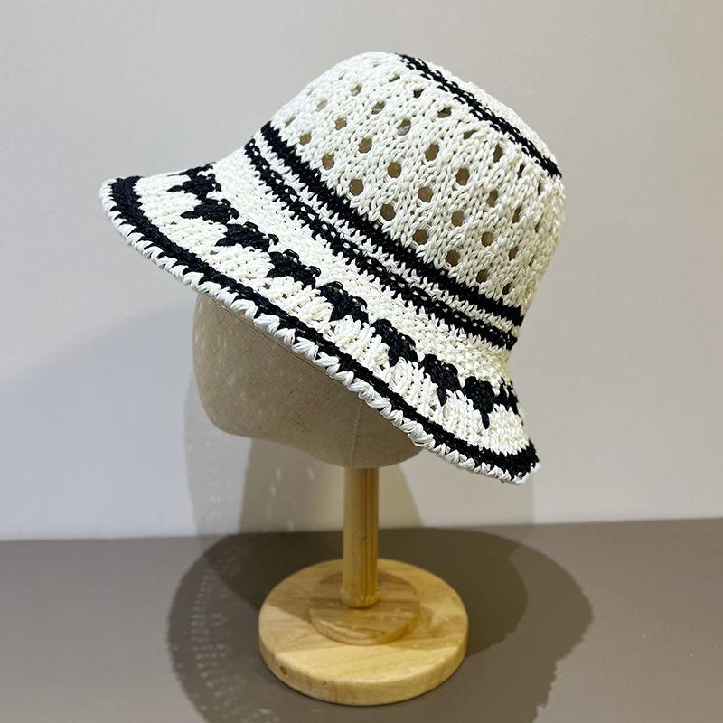 Handmade Crochet Bucket Hat Versatile Women s Dome Summer Hollowed Out Retro Fisherman Hat 56-58cm білий
Handmade Crochet Bucket Hat Versatile Women s Dome Summer Hollowed Out Retro Fisherman Hat 56-58cm білий