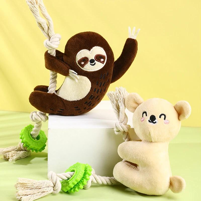 New Plush Cotton Rope Pets Small Dogs Squeaky Interative Toys Bear Monkey Puppy Playing Chew Bite Toy Dog Training Accessories
New Plush Cotton Rope Pets Small Dogs Squeaky Interative Toys Bear Monkey Puppy Playing Chew Bite Toy Dog Training Accessories