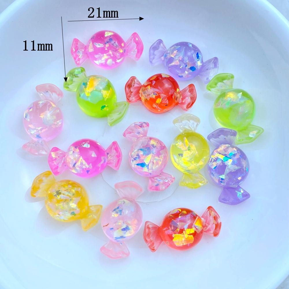 20Pcs New Cute Mini 11*21mm Cartoon Shiny Candy Flat Back Resin Cabochons DIY Jewelry Craft Decoration Accessorie
20Pcs New Cute Mini 11*21mm Cartoon Shiny Candy Flat Back Resin Cabochons DIY Jewelry Craft Decoration Accessorie
