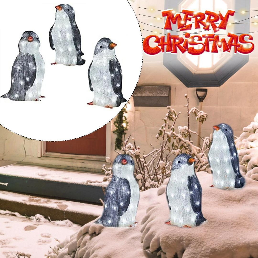 PDTO Light-Up Penguin Рождественские украшения Садовые колья Огни Открытый газон Двор Искусство
PDTO Light-Up Penguin Рождественские украшения Садовые колья Огни Открытый газон Двор Искусство