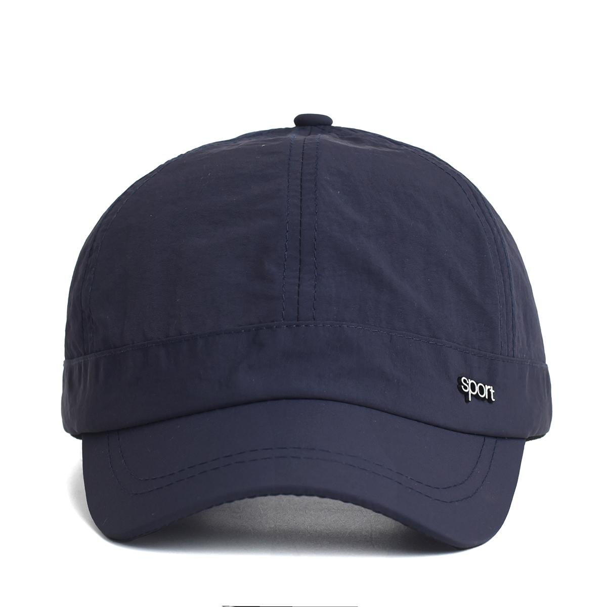 Short-brimmed solid color baseball cap Lightweight Quick-Dry Polyester Adjustable Buckle Closure Sun Protection Breathable Brim темно-синього кольору
Short-brimmed solid color baseball cap Lightweight Quick-Dry Polyester Adjustable Buckle Closure Sun Protection Breathable Brim темно-синього кольору
