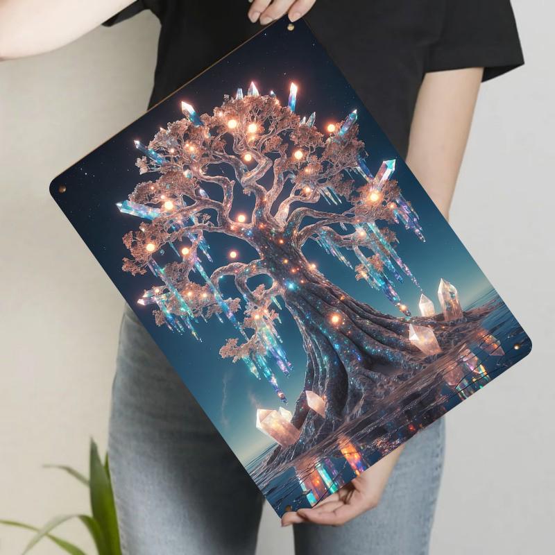Dream Glowing Crystal Tree Metal Iron Painting Home Wall Decor Modern Living Room Art Hanging 20x30cm(7.8x11.8inch)
Dream Glowing Crystal Tree Metal Iron Painting Home Wall Decor Modern Living Room Art Hanging 20x30cm(7.8x11.8inch)
