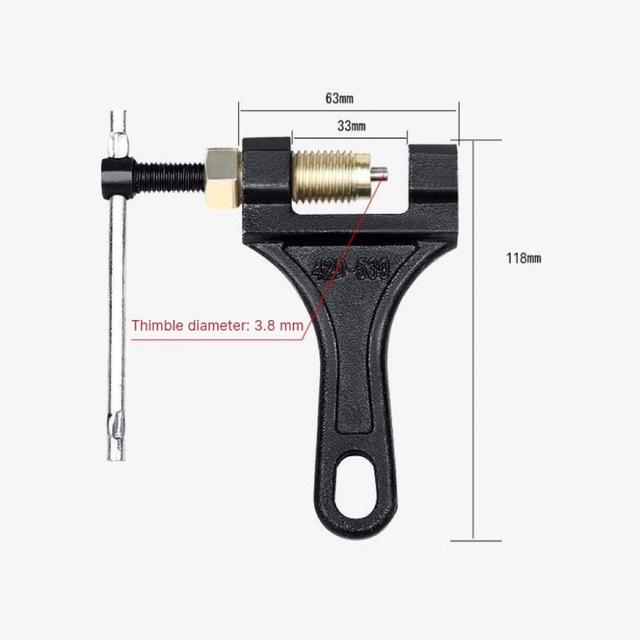 Легкий портативный инструмент для размыкания цепи для мотоциклетных цепей 420-530
Легкий портативный инструмент для размыкания цепи для мотоциклетных цепей 420-530
