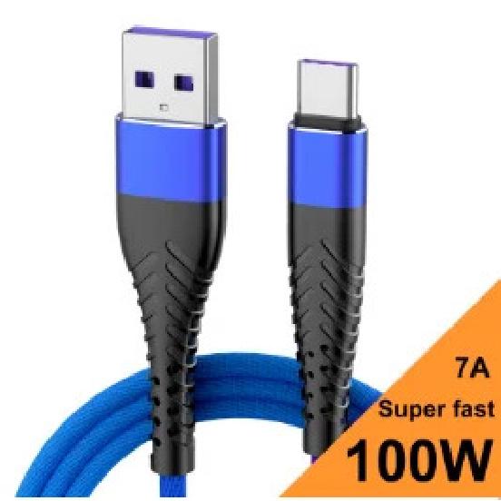 100W USB to Type C 7A Data cable Super Fast Charging Line Wire Mobile Phone For All Electronic smart devices 0.25M/1M/2M/3M 0.25M синій
100W USB to Type C 7A Data cable Super Fast Charging Line Wire Mobile Phone For All Electronic smart devices 0.25M/1M/2M/3M 0.25M синій