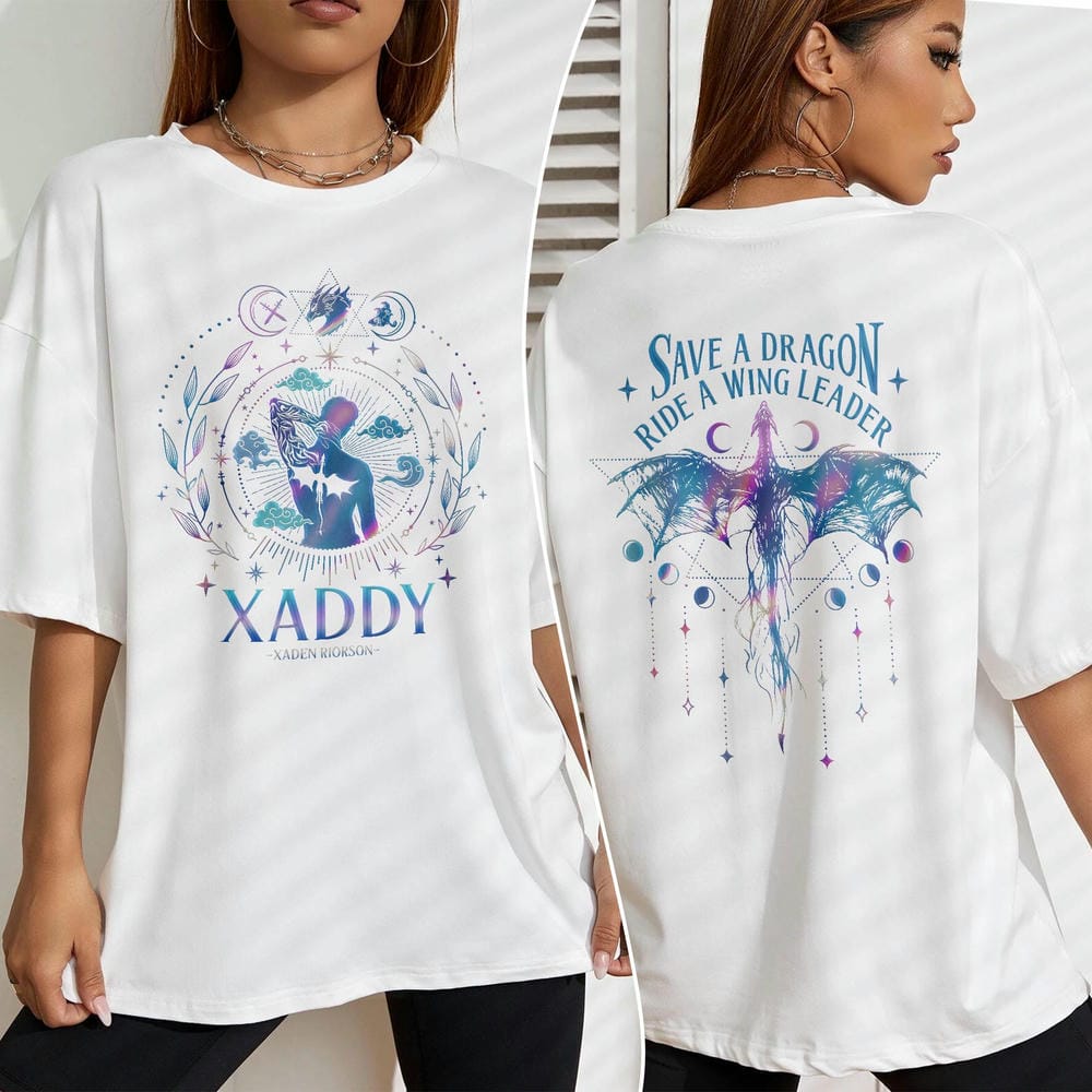 Women Retro Xaden Riorson Xaddy Shit Fourth Wing Series Tee For Fans Dark College Shirt Cotton Y2K Top Daily Trendy Streetwear 4XL
Women Retro Xaden Riorson Xaddy Shit Fourth Wing Series Tee For Fans Dark College Shirt Cotton Y2K Top Daily Trendy Streetwear 4XL