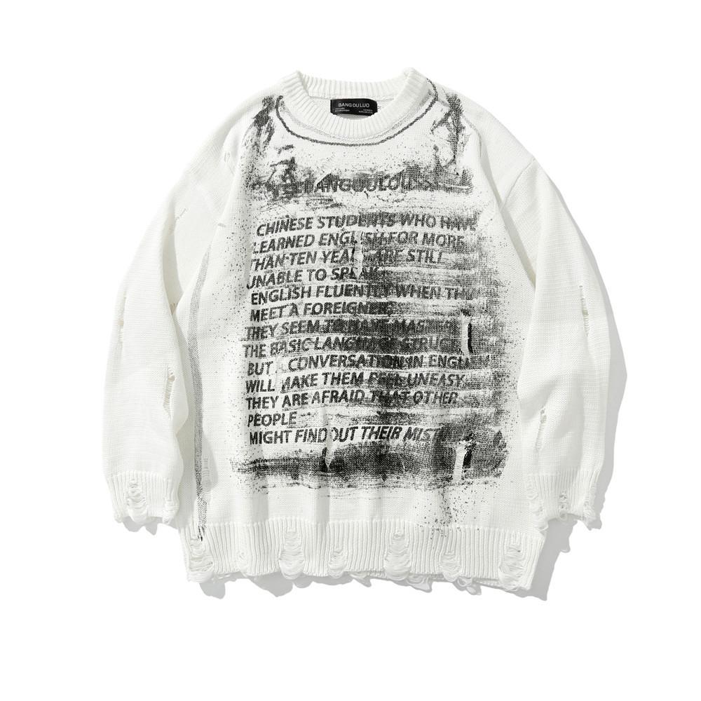 Свитер с принтом букв Diablo Rip для мужчин Ins High Street Trendy Brand Loose Crewneck Pullover M белый
Свитер с принтом букв Diablo Rip для мужчин Ins High Street Trendy Brand Loose Crewneck Pullover M белый