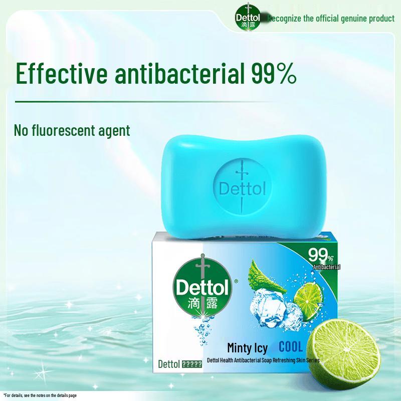 Dettol Mint Antibacterial Bar Soap
Dettol Mint Antibacterial Bar Soap