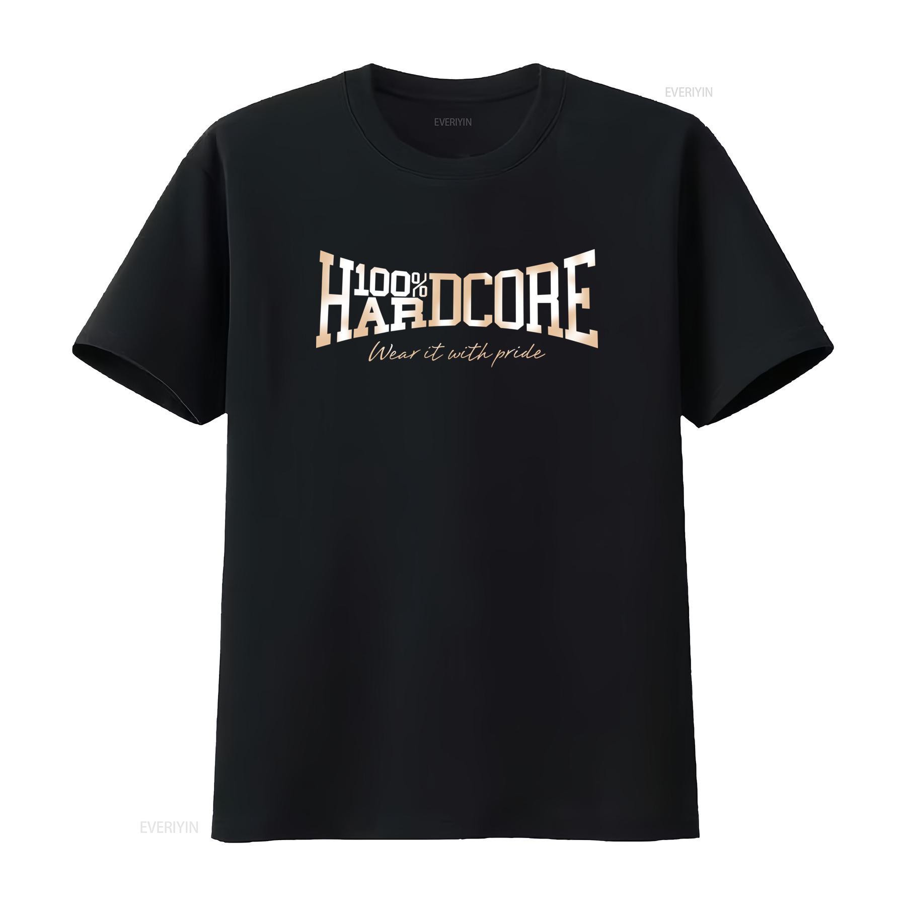 Mens 100 HARDCORE Essential T Shirt Black Gold Wear it with pride 305B03200 Gabber Techno vintage Washed Versatile Comfortable 4XL
Mens 100 HARDCORE Essential T Shirt Black Gold Wear it with pride 305B03200 Gabber Techno vintage Washed Versatile Comfortable 4XL