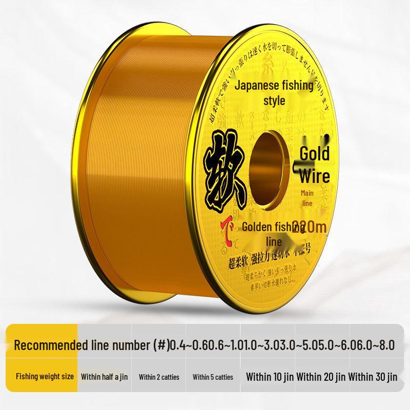 Ultra-Soft Japanese Fishing Line: Super Strong Nylon with No Kinking No. 8
Ultra-Soft Japanese Fishing Line: Super Strong Nylon with No Kinking No. 8