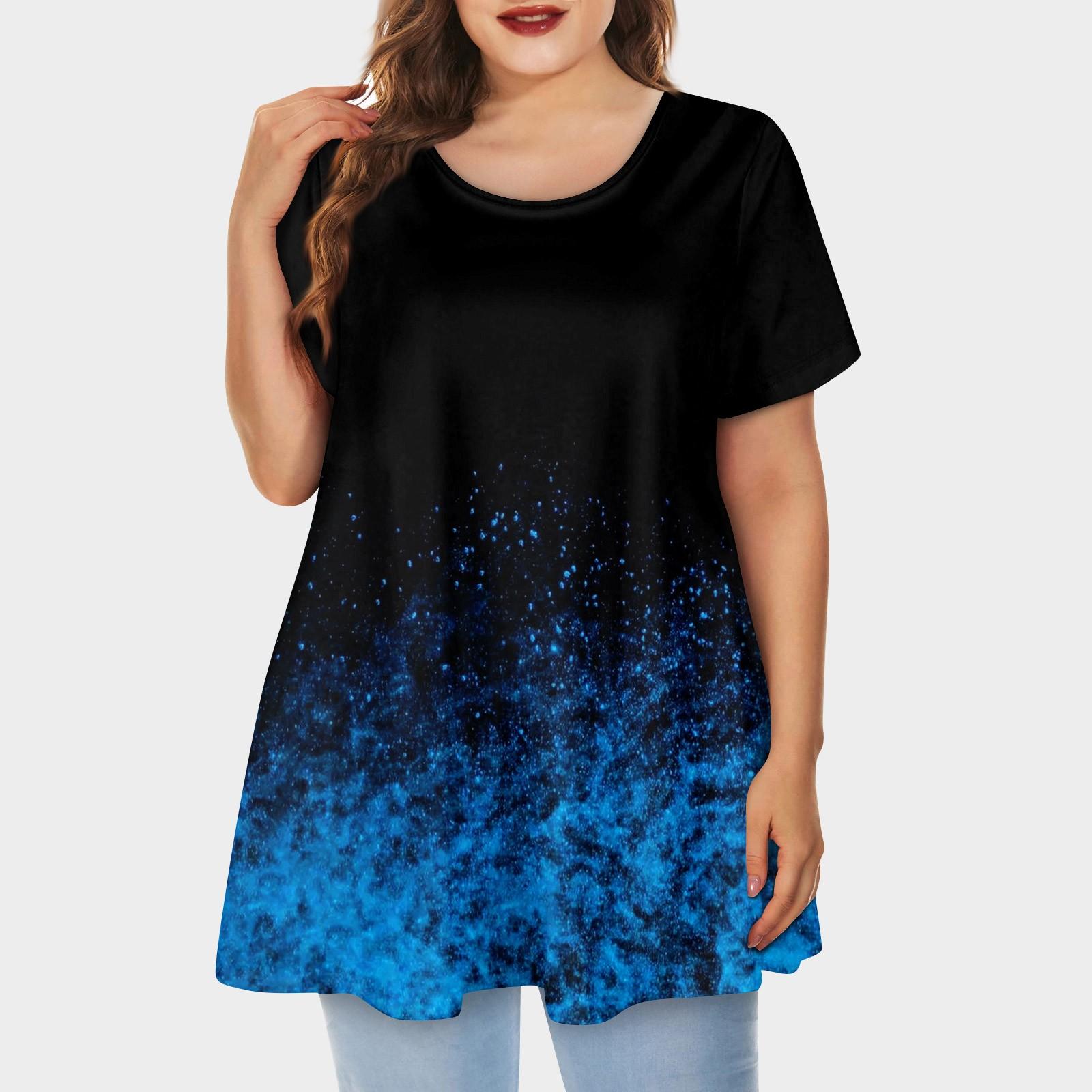 Женская свободная футболка трапециевидной формы с коротким рукавом и круглым вырезом с большим верхом и принтом XXXL
Женская свободная футболка трапециевидной формы с коротким рукавом и круглым вырезом с большим верхом и принтом XXXL