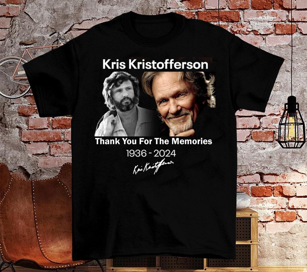 Kris Kristofferson 19362024 Thank You For The Memories Black Shirt OB57 Unisex T-Shirt XL
Kris Kristofferson 19362024 Thank You For The Memories Black Shirt OB57 Unisex T-Shirt XL