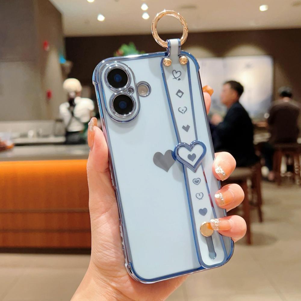 For iPhone 16 Case Wristband Kickstand Love Heart TPU Phone Cover Finger Holder G
For iPhone 16 Case Wristband Kickstand Love Heart TPU Phone Cover Finger Holder G