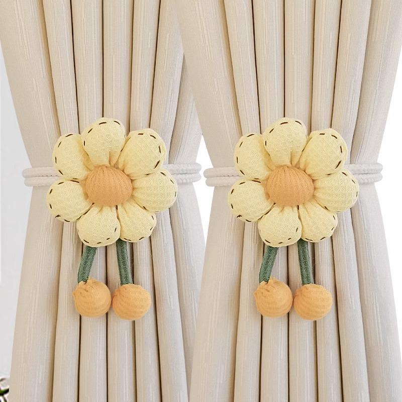 Мультяшные подхваты для штор в виде подсолнухов для украшения
Мультяшные подхваты для штор в виде подсолнухов для украшения