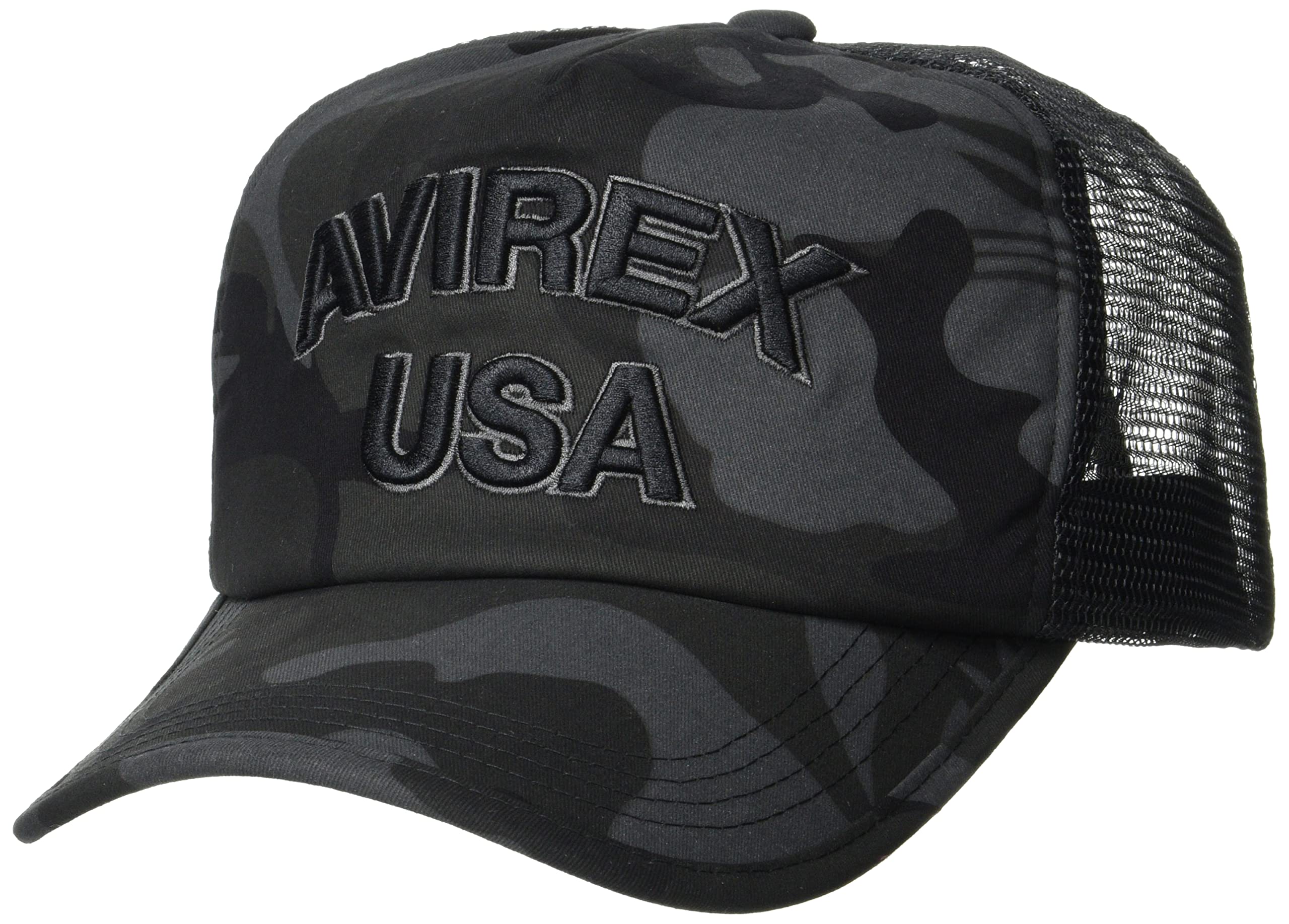 Avirex MESHCAP USA Black Camo Hat, 62.0-64.0cm
Avirex MESHCAP USA Black Camo Hat, 62.0-64.0cm