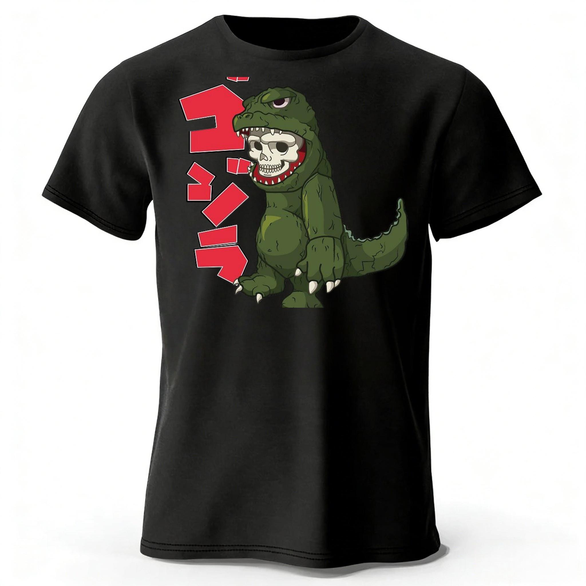 Fun Skeleton Dinosaur Summer Printed Men s Cotton Sports Running Fitness Short Sleeve Simple Style Large Loose T-shirt XL чёрный
Fun Skeleton Dinosaur Summer Printed Men s Cotton Sports Running Fitness Short Sleeve Simple Style Large Loose T-shirt XL чёрный