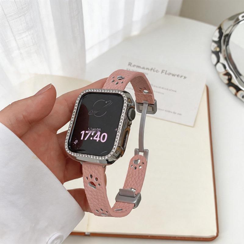 Magnetic Leather Watch Strap: Compatible with Huawei GT6, Xiaomi 9 Pro, Apple S11, iWatch 1098SE - Cat Paw Design Huawei FIT3/4/4pro рожевий
Magnetic Leather Watch Strap: Compatible with Huawei GT6, Xiaomi 9 Pro, Apple S11, iWatch 1098SE - Cat Paw Design Huawei FIT3/4/4pro рожевий