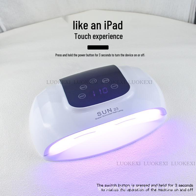 High-Power Quick-Drying LED Nail Lamp, 72 Beads, No-Touch Design, Red Light Technology
High-Power Quick-Drying LED Nail Lamp, 72 Beads, No-Touch Design, Red Light Technology