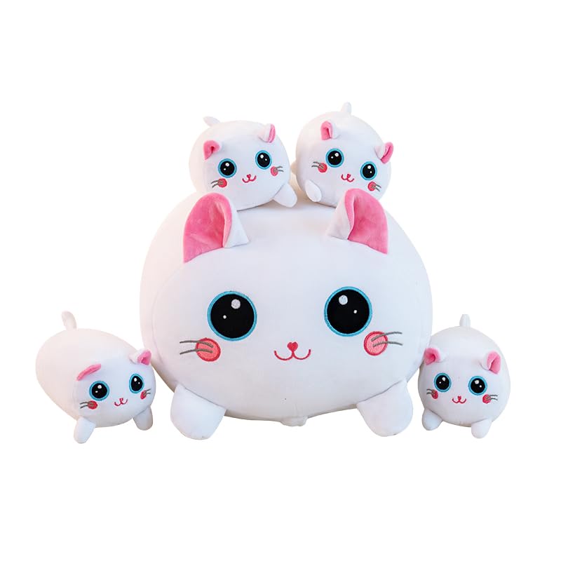 Large Plush Cat Animal Cute Body Pillow - Mama Cat and 4 Kittens on Her Stomach - Cute Cat Body Pillow Animal Cat Plush Toy Body Pillow Animal Soft
Large Plush Cat Animal Cute Body Pillow - Mama Cat and 4 Kittens on Her Stomach - Cute Cat Body Pillow Animal Cat Plush Toy Body Pillow Animal Soft
