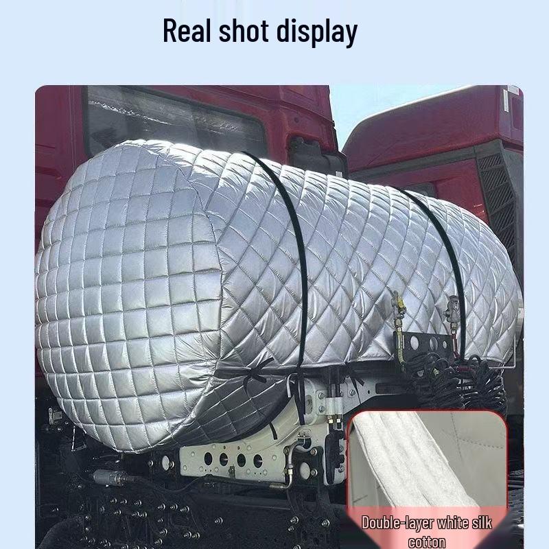 1350L Thickened Oxford Cloth LNG Semi-Trailer Gas Cylinder Insulation Cover (Fits 1000L-1500L) Contact for other sizes срібний
1350L Thickened Oxford Cloth LNG Semi-Trailer Gas Cylinder Insulation Cover (Fits 1000L-1500L) Contact for other sizes срібний