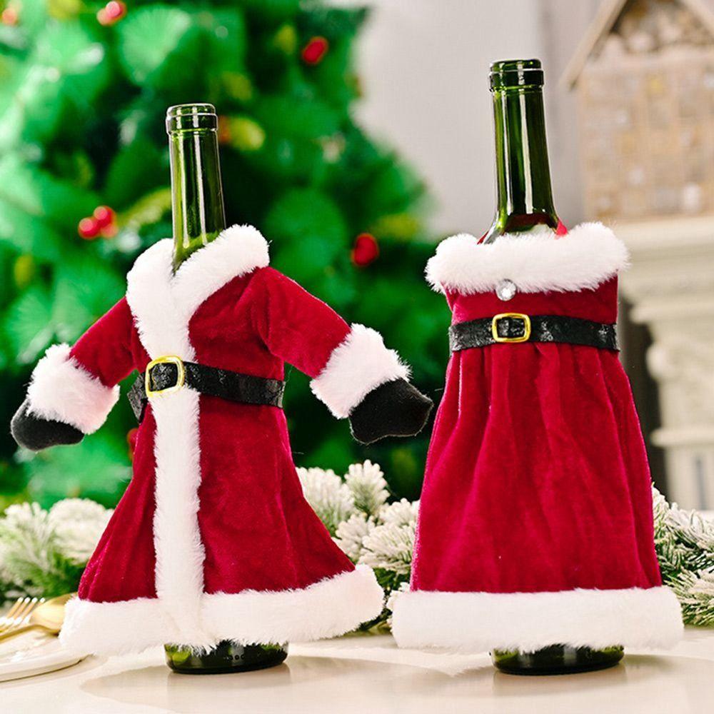 Decor Dress Wine Bottle Set Christmas New Year Gift Ornament Wine Bottle Cover Wine Bottle Bag clothe
Decor Dress Wine Bottle Set Christmas New Year Gift Ornament Wine Bottle Cover Wine Bottle Bag clothe