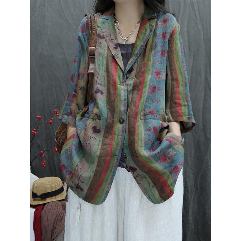 Women s Cotton Linen Retro Print Long Sleeve Casual Suit - Stylish & Versatile Autumn 2025 Collection XL
Women s Cotton Linen Retro Print Long Sleeve Casual Suit - Stylish & Versatile Autumn 2025 Collection XL