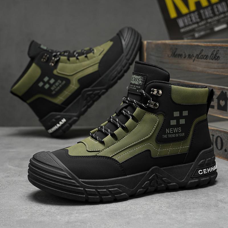 2024 new high-top autumn and winter tooling men s shoes trendy shoes Martin boots retro British casual short boots locomotive shoes 39
2024 new high-top autumn and winter tooling men s shoes trendy shoes Martin boots retro British casual short boots locomotive shoes 39