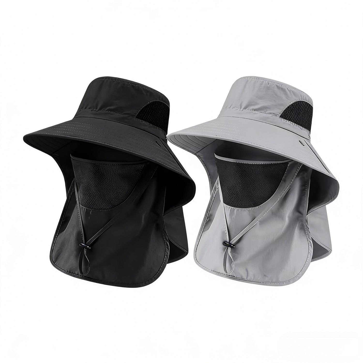 2-Piece Men Outdoor Sun Hat Set, Quick-Dry Woven Bucket Hat with Adjustable Visor, Breathable Mesh & Removable Face Shield белый
2-Piece Men Outdoor Sun Hat Set, Quick-Dry Woven Bucket Hat with Adjustable Visor, Breathable Mesh & Removable Face Shield белый