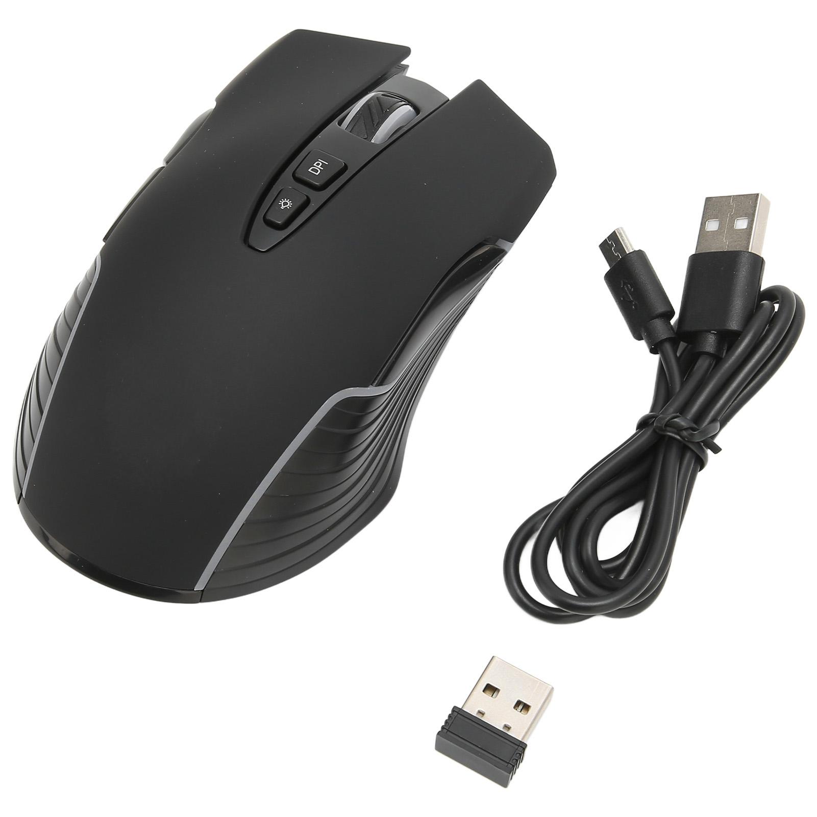 Беспроводная мышь 2.4G перезаряжаемая USB RGB профессиональная игровая механическая мышь с оптическим датчиком чёрный
Беспроводная мышь 2.4G перезаряжаемая USB RGB профессиональная игровая механическая мышь с оптическим датчиком чёрный