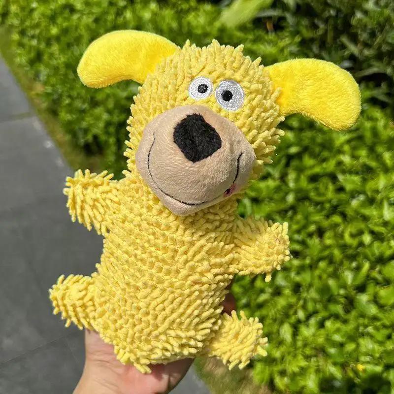 Interactive Squeaky Dog Toys for Aggressive Chewers Tough Bite Resistant Chew Toys for Teeth Cleaning Puppy Teething Toys XS жовтий
Interactive Squeaky Dog Toys for Aggressive Chewers Tough Bite Resistant Chew Toys for Teeth Cleaning Puppy Teething Toys XS жовтий