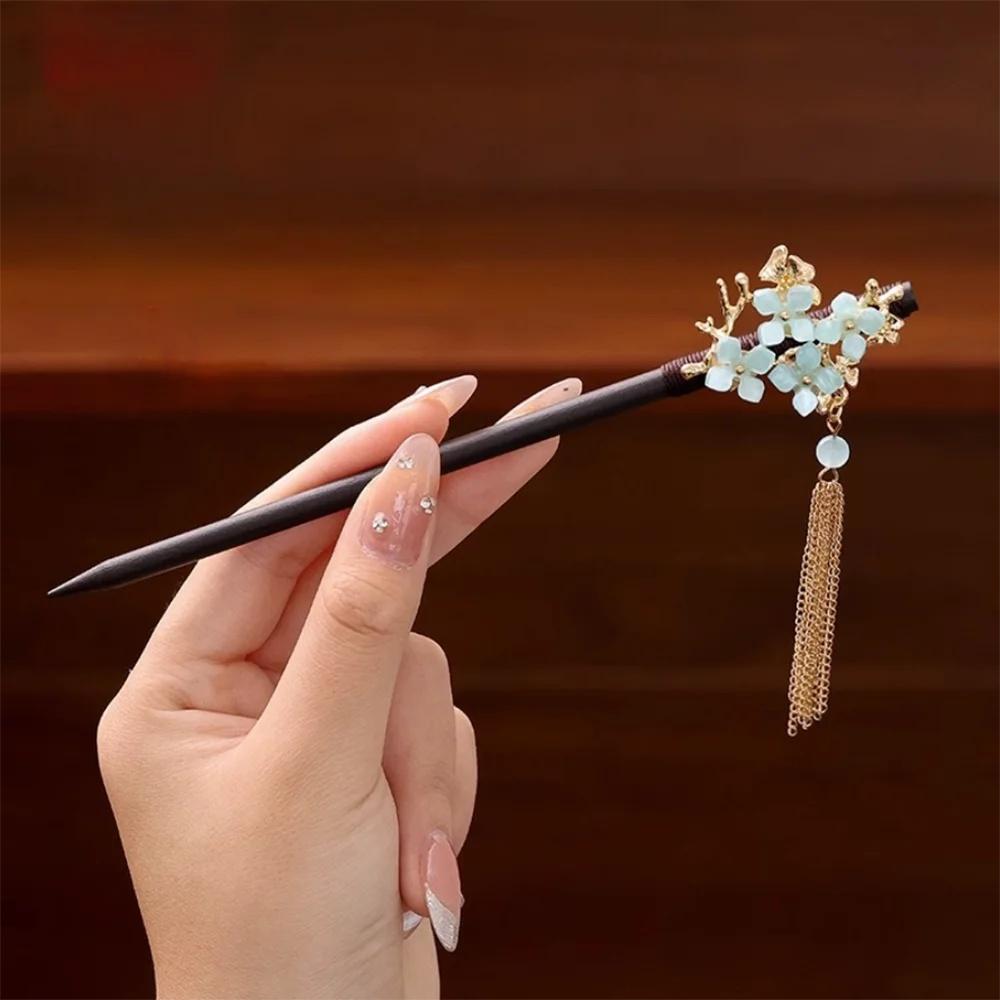 Handmade Hanfu Hair Chopstick Flower Hairpins Fashion Tassel Vintage Wood Hair Sticks Women Hair Styling Tools Hair Accessories
Handmade Hanfu Hair Chopstick Flower Hairpins Fashion Tassel Vintage Wood Hair Sticks Women Hair Styling Tools Hair Accessories