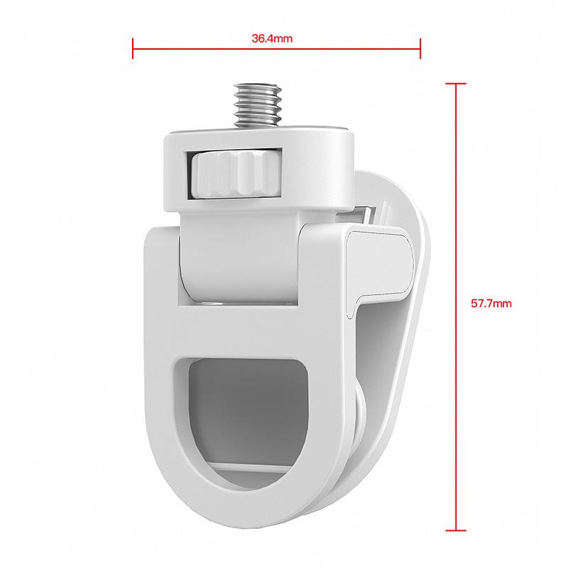 Universal Fill Light Phone Clip with 1/4 Interface, Cold Shoe, and Strong Grip for GoPro and Video Conferencing
Universal Fill Light Phone Clip with 1/4 Interface, Cold Shoe, and Strong Grip for GoPro and Video Conferencing