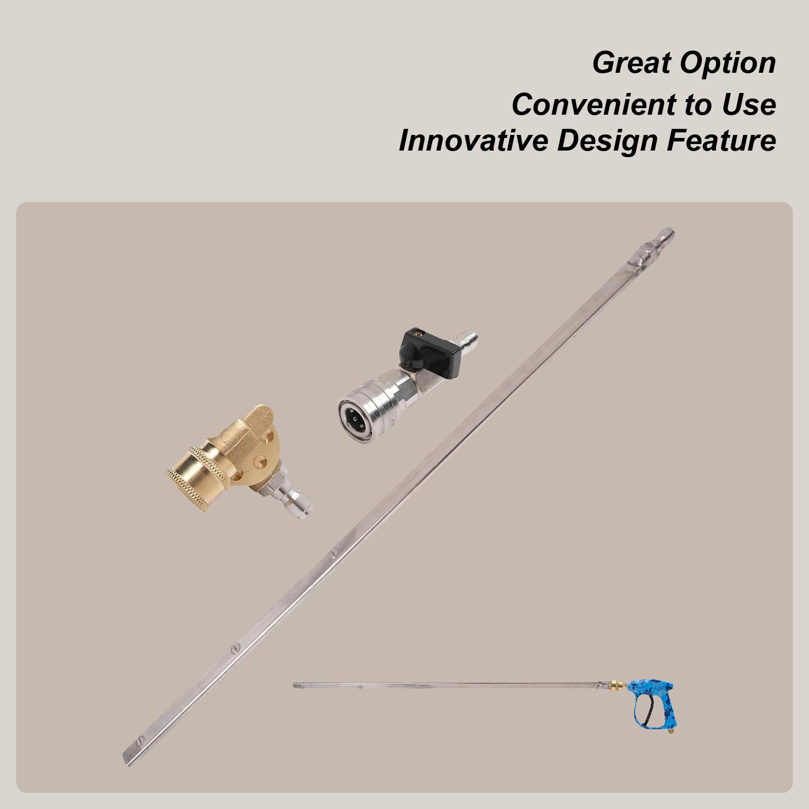 Stainless Steel 3-hole Car Water Tank Radiator Condenser High Pressure Cleaning Rod Removal-Free Auto Maintenance Tool CN
Stainless Steel 3-hole Car Water Tank Radiator Condenser High Pressure Cleaning Rod Removal-Free Auto Maintenance Tool CN