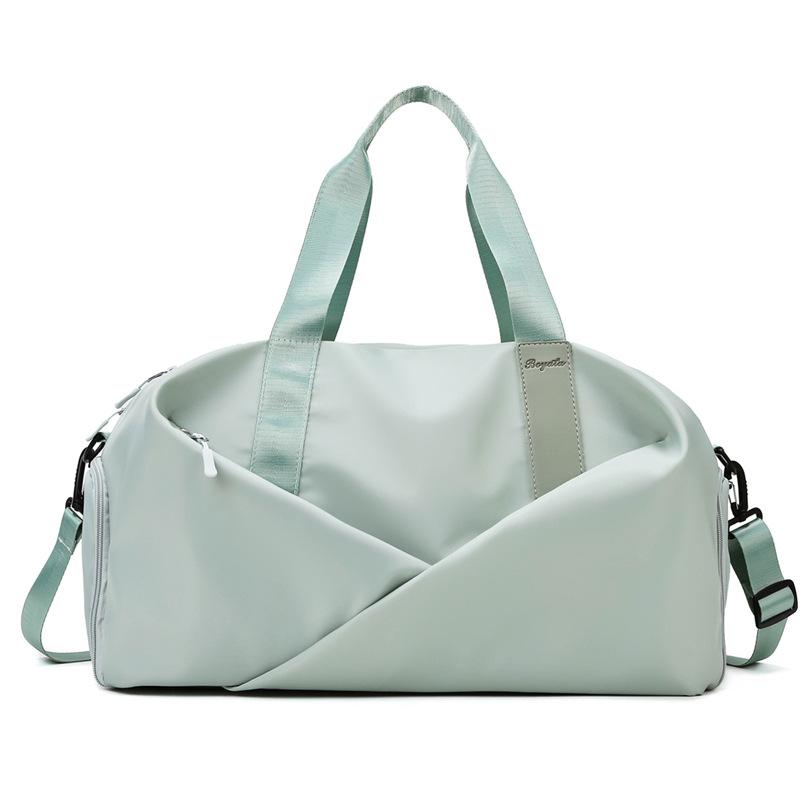 New stylish fitness travel bag, hand-held and shoulder-carryable, large-capacity Oxford cloth dry-wet separation sports bag with independent shoe светло-зеленый
New stylish fitness travel bag, hand-held and shoulder-carryable, large-capacity Oxford cloth dry-wet separation sports bag with independent shoe светло-зеленый