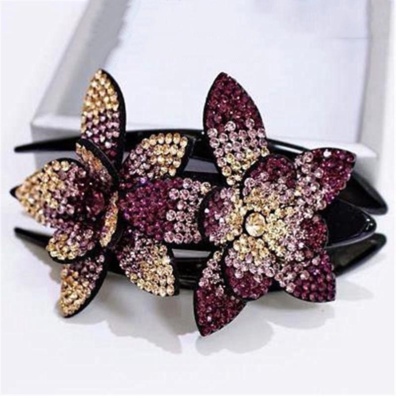 Rhinestone Hair Crystal Fashion Hairpin Flower Exquisite Pretty Women Hair Claw Hairclip Jewelry
Rhinestone Hair Crystal Fashion Hairpin Flower Exquisite Pretty Women Hair Claw Hairclip Jewelry